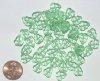 50 10mm Light Green Leaf